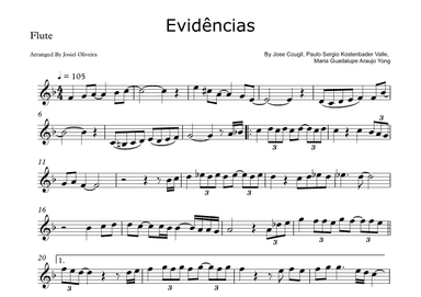 Evidencias (arr. Josiel Oliveira)