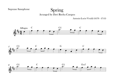 Spring (arr. Davi Rocha Campos)