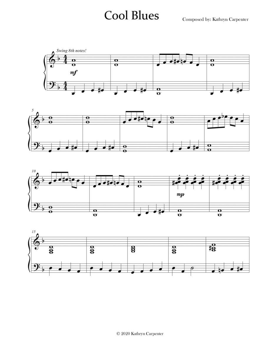 Cool Blues (Blues Piano)