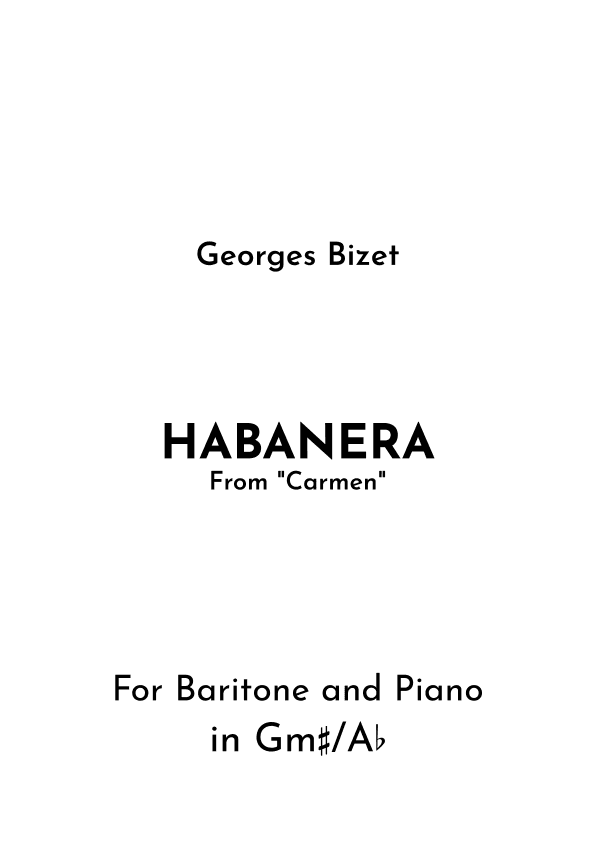 Habanera (arr. Jireh J.)