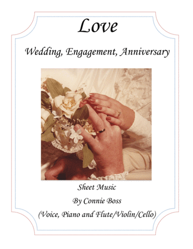 Love Book - Wedding, Engagement & Anniversary - Voice, Piano and optional instruments