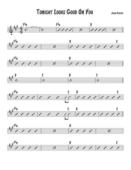 Tonight Looks Good On You (arr. David M Fagnant)
