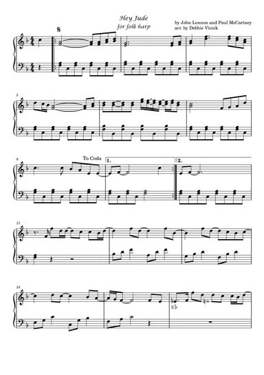 Hey Jude (arr. Debbie Vinick)