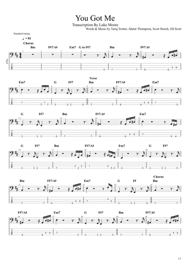 You Got Me (arr. Luke Moore)