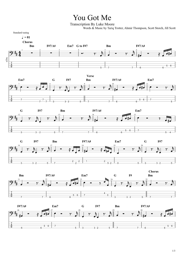 You Got Me (arr. Luke Moore)