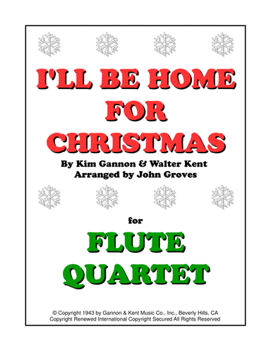 I'll Be Home For Christmas (arr. John Groves)
