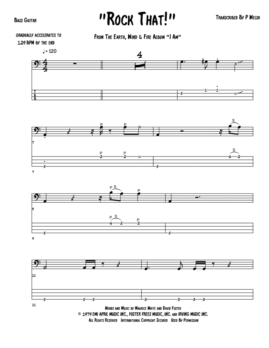Rock That! (arr. Accubass)