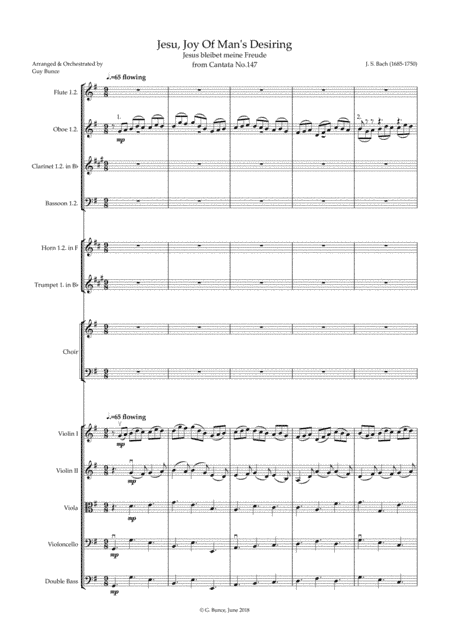 Jesu, Joy of Man's Desiring (arr. Guy Bunce)