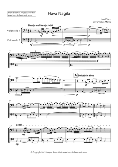 Hava Nagila (arr. Christian Morris)