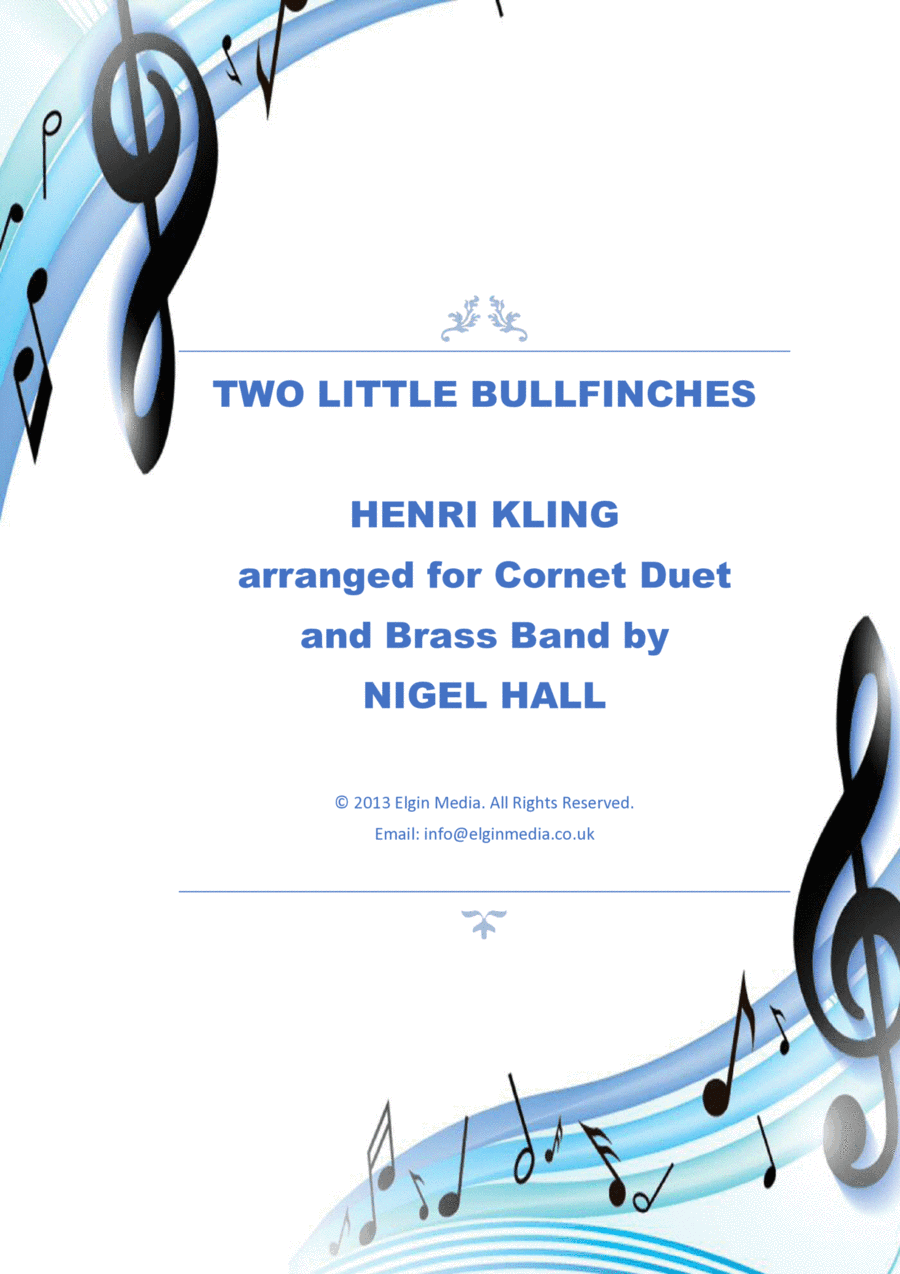 Two Little Bullfinches - Bb Cornet Duet with Brass Band (arr. Nigel Hall)