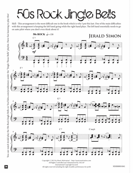 50s ROCK Jingle Bells (arr. Jerald Simon)