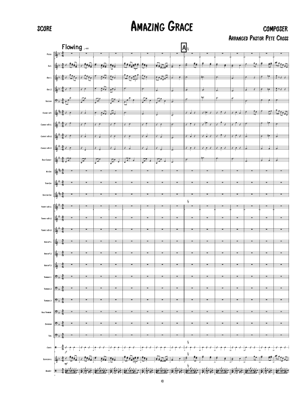 Amazing Grace (arr. Pete Cross)
