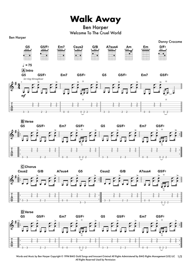 Walk Away (arr. Danny Crocome)