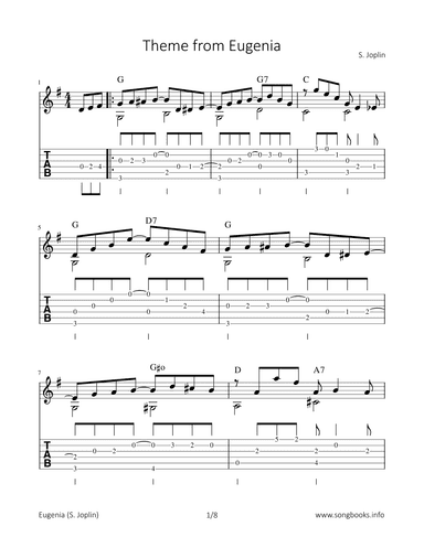 Theme from Eugenia (arr. Bettina Schipp)