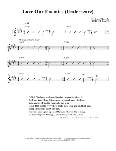 Reading: Prayer For Peace