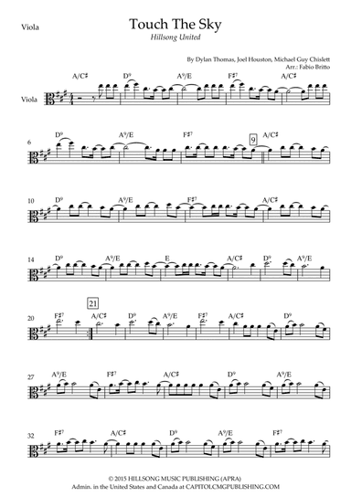 Touch The Sky (arr. Fabio Britto)