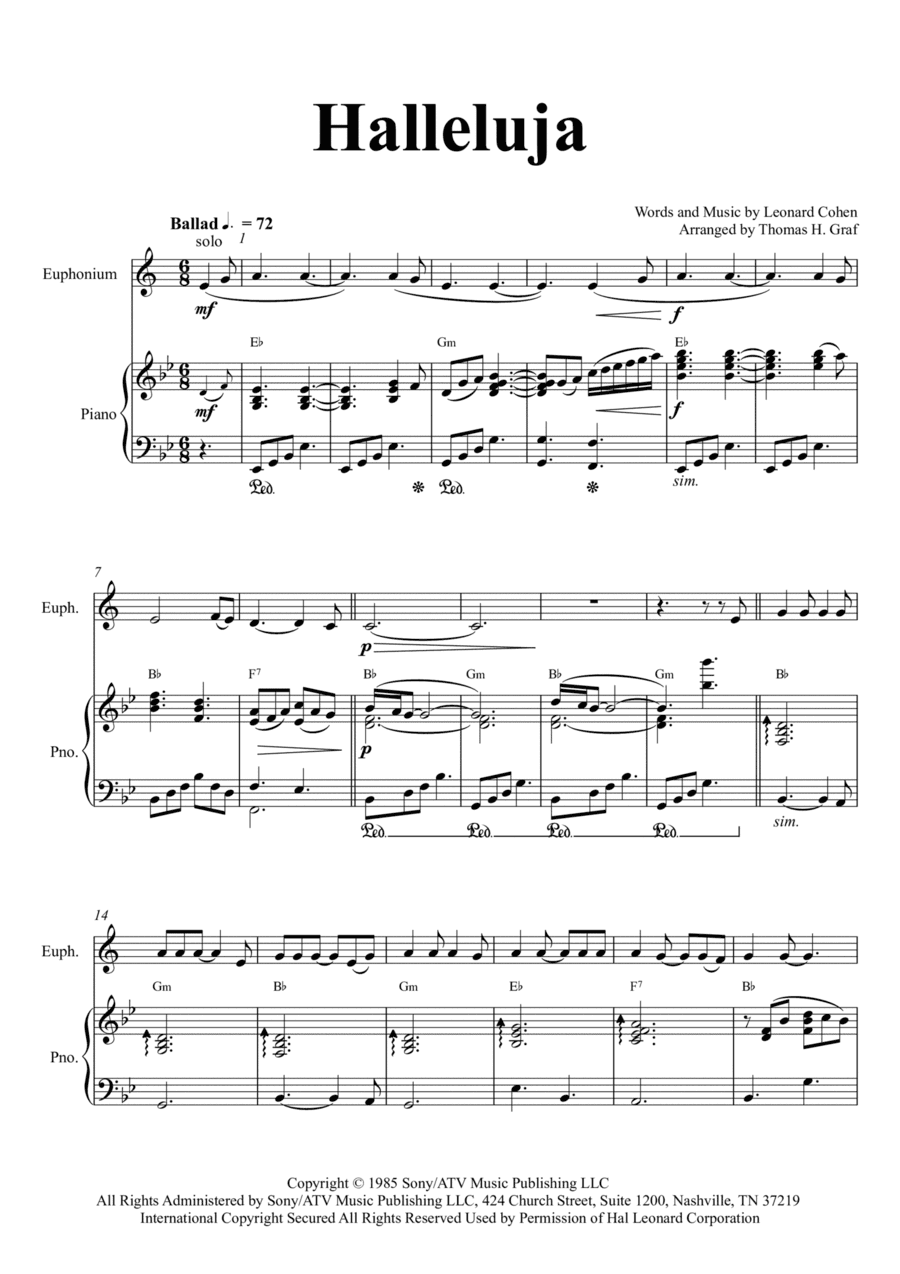 Hallelujah (arr. Thomas Graf)