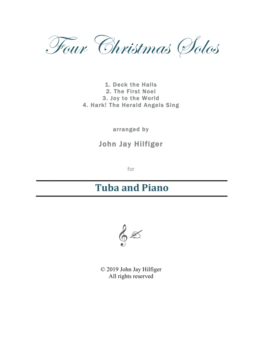 Four Christmas Solos for Tuba (arr. John Jay Hilfiger)