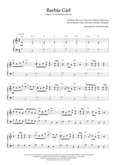 Barbie Girl (arr. Cadu Barcelos)