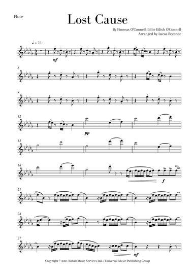 Lost Cause (arr. Lucas Rezende)