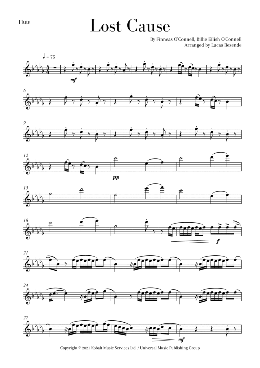Lost Cause (arr. Lucas Rezende)
