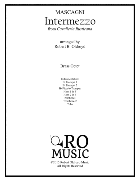 Mouret Rondeau for Brass Octet (arr. Robert B. Oldroyd)