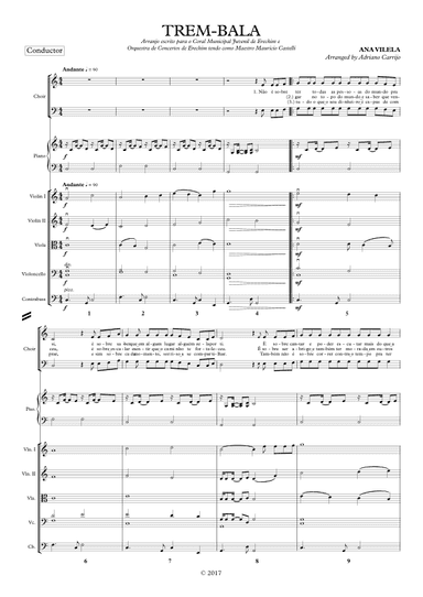 Trem-bala (arr. Adriano Carrijo)