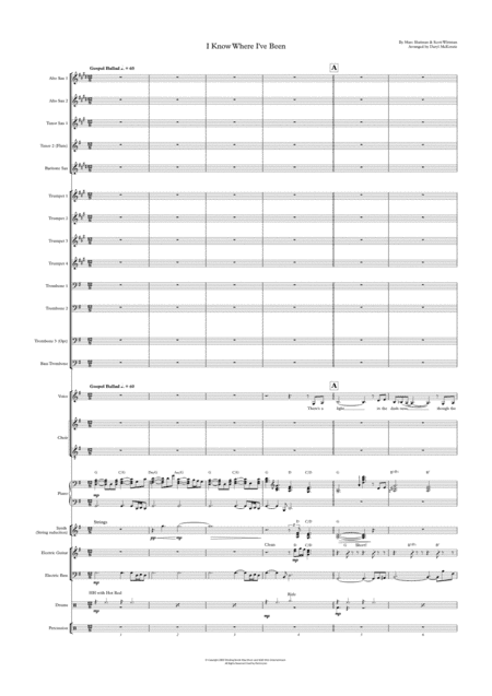 I Know Where I've Been (arr. Daryl McKenzie)