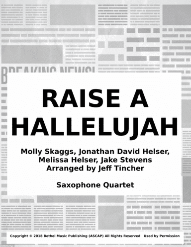 Raise A Hallelujah (arr. Jeff Tincher)