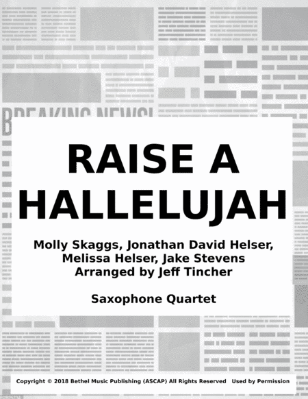 Raise A Hallelujah (arr. Jeff Tincher)