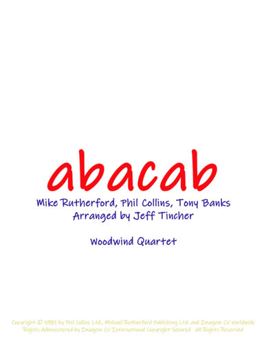 Abacab (arr. Jeff Tincher)
