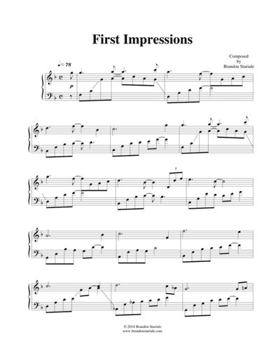 First Impressions