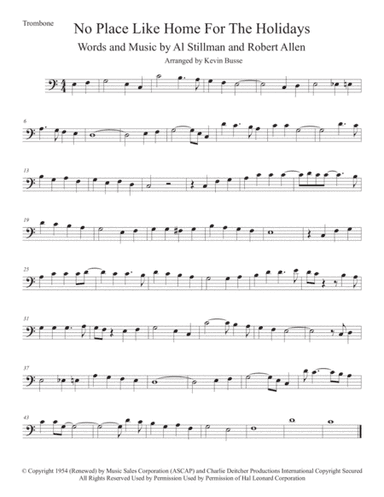 (There's No Place Like) Home For The Holidays (arr. Kevin Busse)