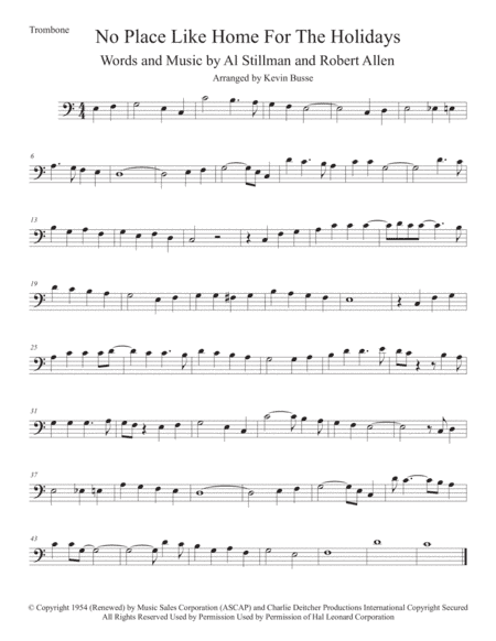 (There's No Place Like) Home For The Holidays (arr. Kevin Busse)