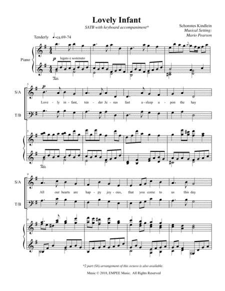 Lovely Infant SATB voices