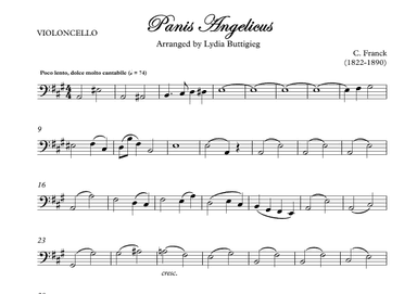 Panis Angelicus (arr. Dr Lydia Buttigieg)
