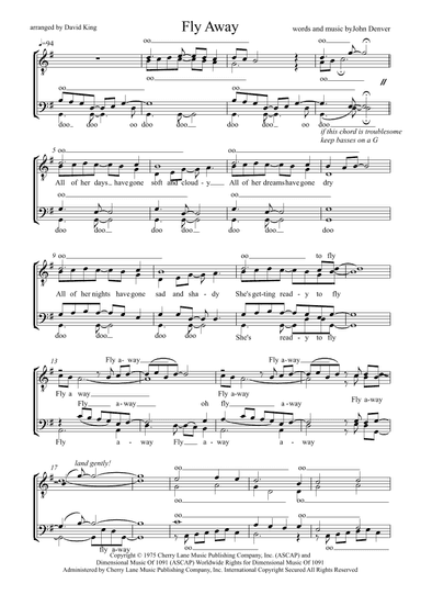 Fly Away (arr. David King)