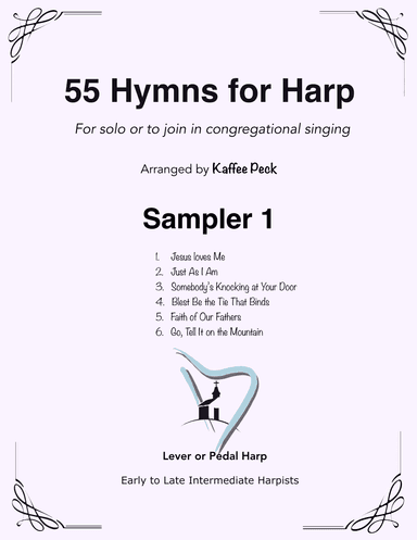 55 Hymns for Harp: Sampler 1 (arr. Kaffee Peck)