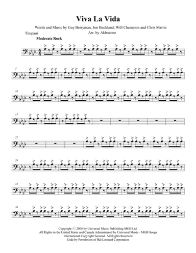 Viva La Vida (arr. John Kim)