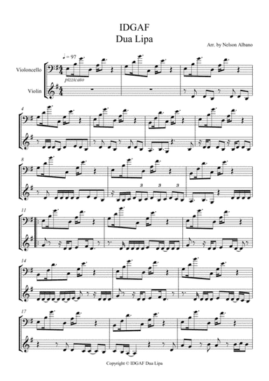 Idgaf (arr. Nelson Albano)