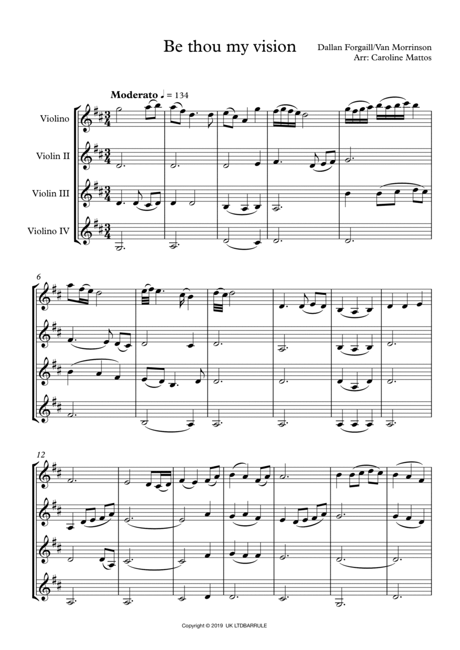 Be Thou My Vision (arr. Caroline Mattos)