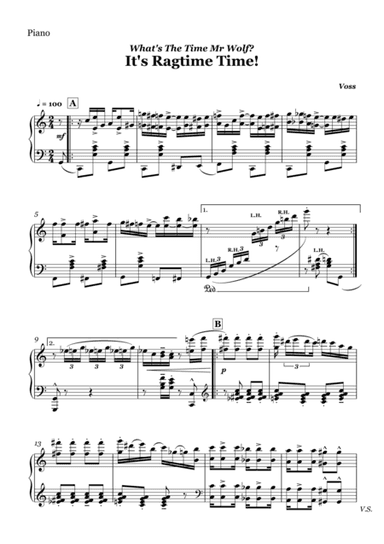 What's The Time Mr. Wolf? It's Ragtime Time!