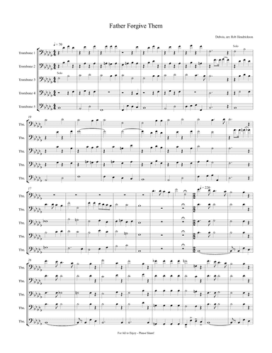 Father Forgive Them (arr. Robert Hendrickson)