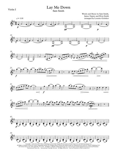 Lay Me Down (arr. Lorento Golofeev)