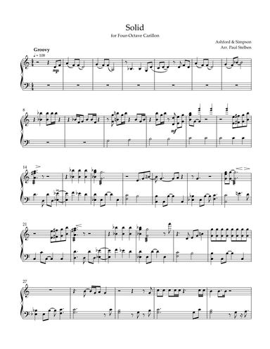 Solid (arr. Paul Stelben)