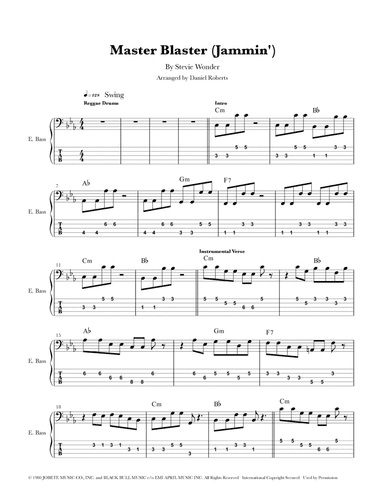 Master Blaster (arr. Daniel Roberts)