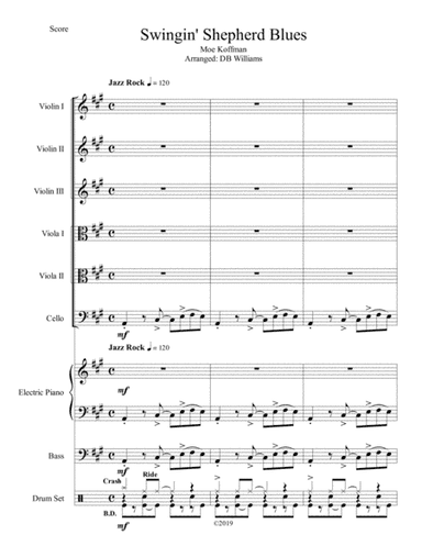 Swingin' Shepherd Blues Vocal Version (arr. DB Williams)