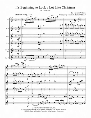 It's Beginning To Look Like Christmas (arr. Sondra K. Tucker ASCAP)