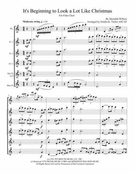 It's Beginning To Look Like Christmas (arr. Sondra K. Tucker ASCAP)