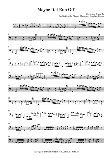 Maybe It'll Rub Off (arr. Marcus Gram Jacobsen)
